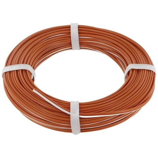 econ connect ZKL05WSOR20 lanko/ licna 2 x 0.5 mm² bílá, oranžová 20 m