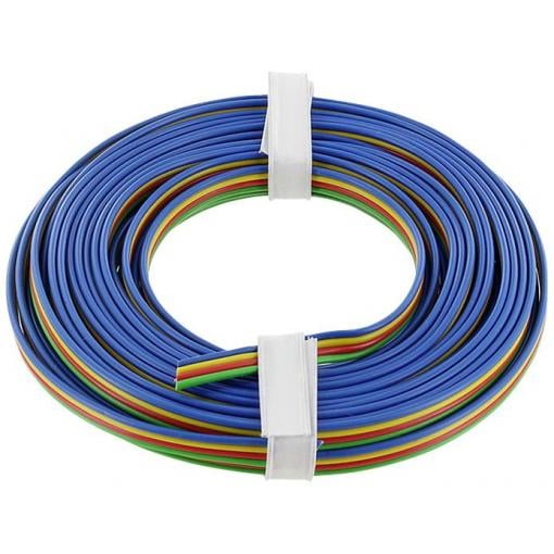 econ connect KL4X014FARB5 lanko/ licna 4 x 0.14 mm² modrá, žlutá, červená, zelená 5 m