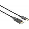 Manhattan HDMI kabel Zástrčka HDMI-A, Zástrčka HDMI Micro-D 100 m černá 355551 4K UHD HDMI kabel