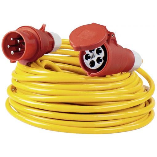 AS Schwabe 60772 napájecí prodlužovací kabel 32 A žlutá 25 m AT-N07V3V3-F 5G 6 mm²
