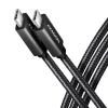 AXAGON BUCM32-CM20AB USB kabel černá 2 m