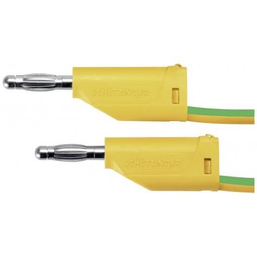 Schützinger měřicí kabel 100 cm zelenožlutá 1 ks