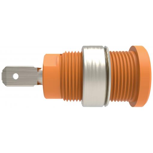 Schützinger bezpečnostní vestavná zásuvka 4 mm oranžová 1 ks