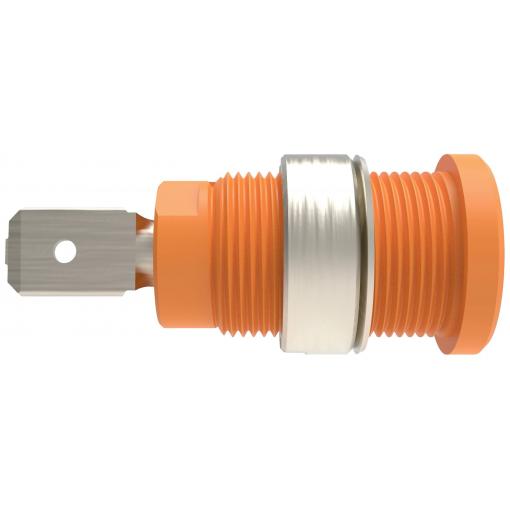 Schützinger bezpečnostní vestavná zásuvka 4 mm oranžová 1 ks