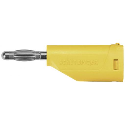 Schützinger banánek zástrčka Ø pin: 4 mm žlutá 1 ks