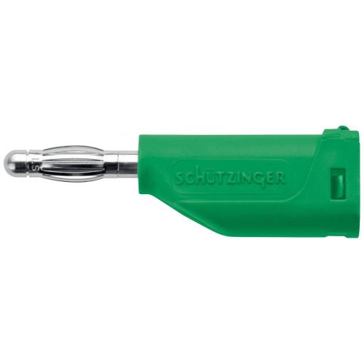 Schützinger banánek zástrčka Ø pin: 4 mm zelená 1 ks