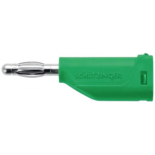 Schützinger banánek zástrčka Ø pin: 4 mm zelená 1 ks