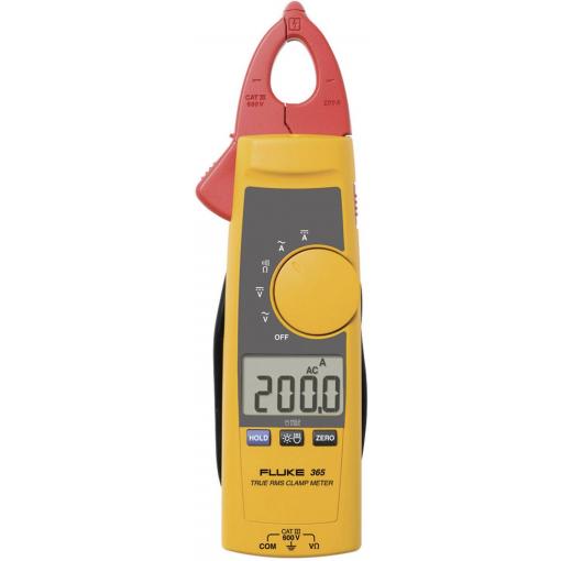 Fluke 365 digitální proudové kleště, multimetr, Kalibrováno dle (ISO), CAT III 600 V, CAT IV 300 V, Displej (counts): 2000