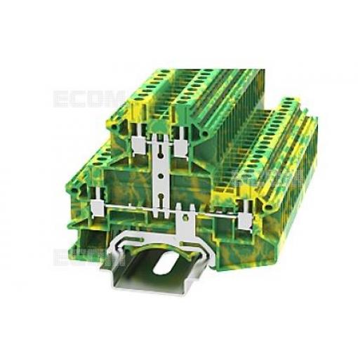 Svorka na DIN lištu DCKKB2.5-PE-01P-1C-02Z(H), žlutá