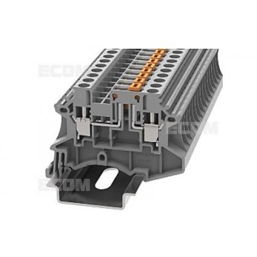 Svorka na DIN lištu DEG DC4-MT-01P-11, šedá