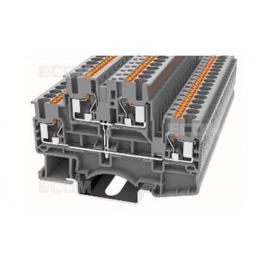 Svorka na DIN lištu DSKK2.5-PV-01P-11-00Z(H), šedá