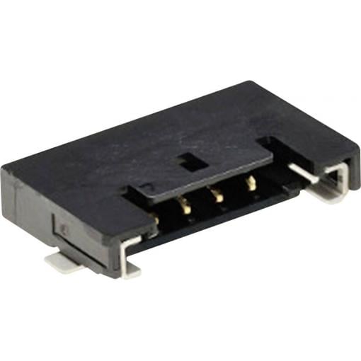 Molex vestavná pinová lišta (standardní) 4, rozteč 1 mm, 5037630491, 1 ks Tape on Full reel