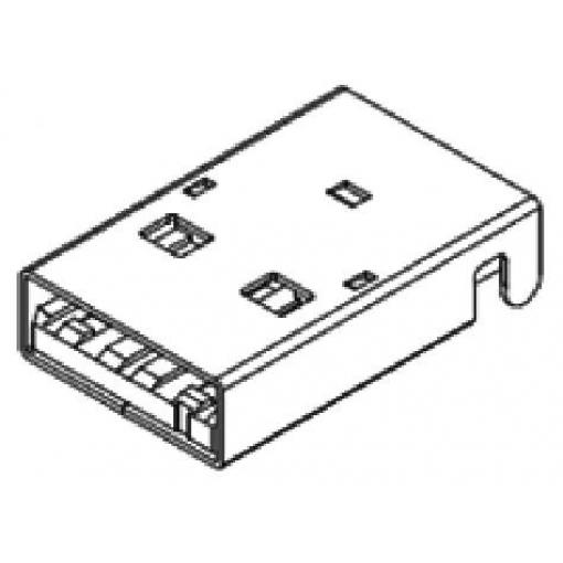 Molex MOL Micro Solutions 480372200 USB konektor Typ A, 1 ks