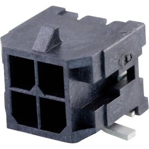 Molex vestavná pinová lišta (standardní) 4, rozteč 3 mm, 430450409, 1 ks Tape on Full reel