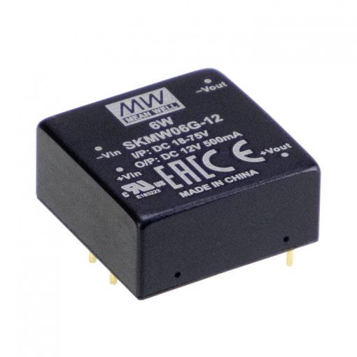 MEAN WELL SKMW06G-05 DC/DC měnič napětí do DPS 1.2 A 6 W Počet výstupů: 1 x Obsah 1 ks