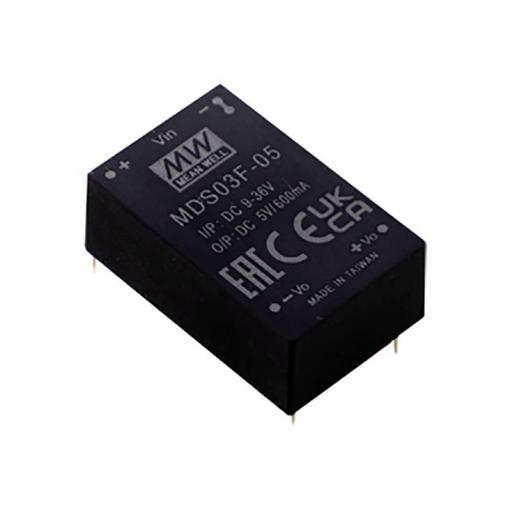MEAN WELL MDS03G-15 DC/DC měnič napětí do DPS 200 mA 3 W Počet výstupů: 1 x Obsah 1 ks