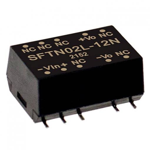 MEAN WELL SFTN02N-15N DC/DC měnič napětí, SMD 133 mA 2 W Počet výstupů: 1 x Obsah 1 ks