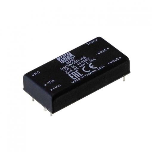 MEAN WELL RSDW60G-03 DC/DC měnič napětí do DPS 12 A 60 W Počet výstupů: 1 x Obsah 1 ks