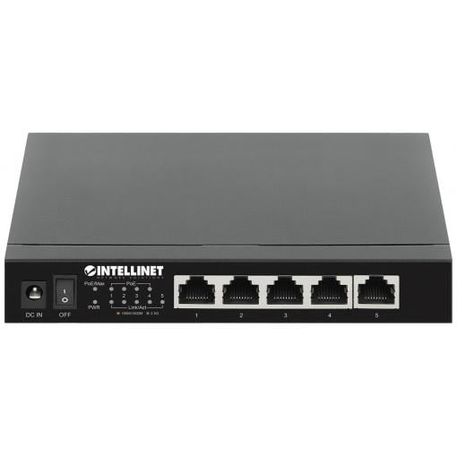 Intellinet 5-Port 2,5G Ethernet PoE+ Switch 4xPSE PoE+ Ports 55 W PoE-Leistungsbudget síťový switch IEEE802.3af (15,4 W), IEEE802.3at (30 W)