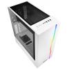 Sharkoon RGB Slider midi tower PC skříň bílá
