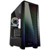 Sharkoon Sharkoon RGB LIT 200 - Tower - ATX - Seitenteil mit Fenster (gehärtetes Glas) midi tower PC skříň černá