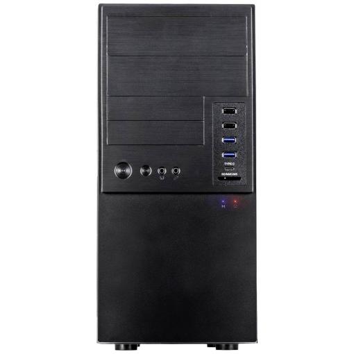 Inter-Tech IT-6865 micro tower PC skříň černá