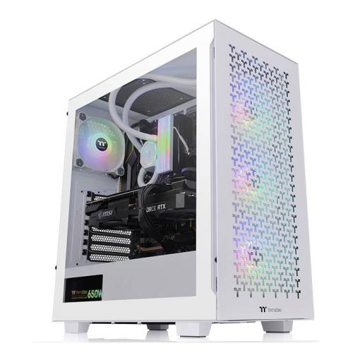 Thermaltake CA-1S3-00M6WN-03 midi tower PC skříň bílá