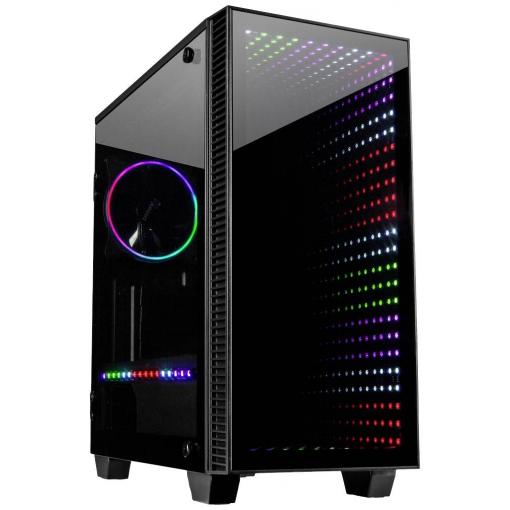 Inter-Tech X-608 Infinity Micro tower PC skříň vícebarevná