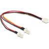PC větrák kabel 0.22 m vícebarevná Delock