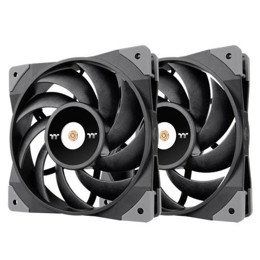 Thermaltake Thermaltake TOUGHFAN 12 - Gehäuselüfter - 120 mm (Packung mit 2) PC větrák s krytem černá