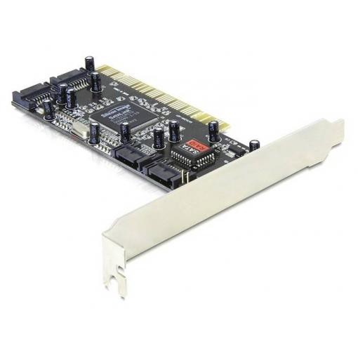 Delock Controller SATA, 4 port w/ Raid SATA řadič PCI S podporou RAID