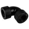 Alphacool HT Adapter 90 Grad 16mm AD auf 16mm AD Hardtube úhlová spojka pro vodní chladič