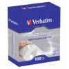 Verbatim obal na CD 49976 1 CD/DVD/Blu-Ray bílá papír 100 ks