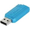 Verbatim USB DRIVE 2.0 PINSTRIPE USB flash disk 64 GB modrá 49961 USB 2.0