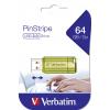Verbatim USB DRIVE 2.0 PINSTRIPE USB flash disk 64 GB Eukalyptus, zelená 49964 USB 2.0