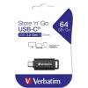 Verbatim Store n Go USB-C® USB flash disk 64 GB černá 49458 USB-C™ (USB 3.2 Gen 1)