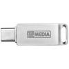 MyMEDIA My Dual USB 3.2 Gen 1 /USB C Drive 32GB USB flash disk 32 GB stříbrná 69269 USB 3.2 (Gen 1x1) , USB-C®