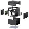 Jonsbo N2 mini tower PC skříň, herní pouzdro černá
