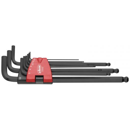Vigor inbus sada klíčů 1.5 mm, 2 mm, 2.5 mm, 3 mm, 4 mm, 5 mm, 6 mm, 8 mm, 10 mm 9dílná