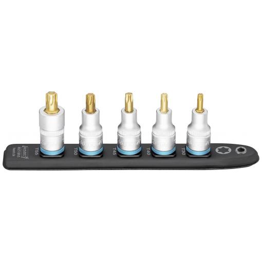 Hazet 992T-SR/5 TORX zásuvková lišta 5dílná Čtyřhran, 1/2
