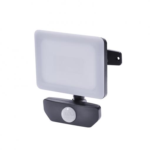 Solight LED reflektor Quick se sensorem, 10W, 850lm, 4000K, IP44, černý - WM-10WS-Q