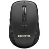 Dicota TRAVEL optická myš, přenos Bluetooth®, 5 tlačítko, 800 dpi, 1200 dpi, 1600 dpi, černá