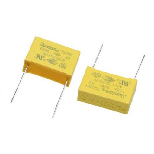Suntan TS08H0A9104KBB0ESR 1 ks Odrušovací kondenzátor 0.1 µF 310 V/AC 10 % 15 mm