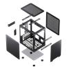 Jonsbo C6 Black micro tower PC skříň, herní pouzdro černá