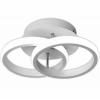 Visací stropní svítidlo LED h_t648m, 2× LED páska, 20 W, bílá
