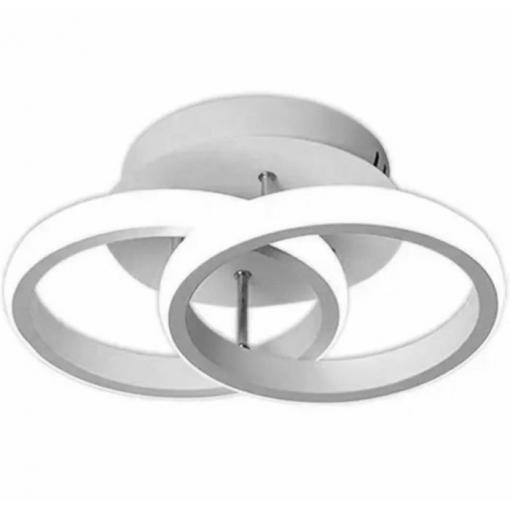 Visací stropní svítidlo LED h_t648m, 2× LED páska, 20 W, bílá