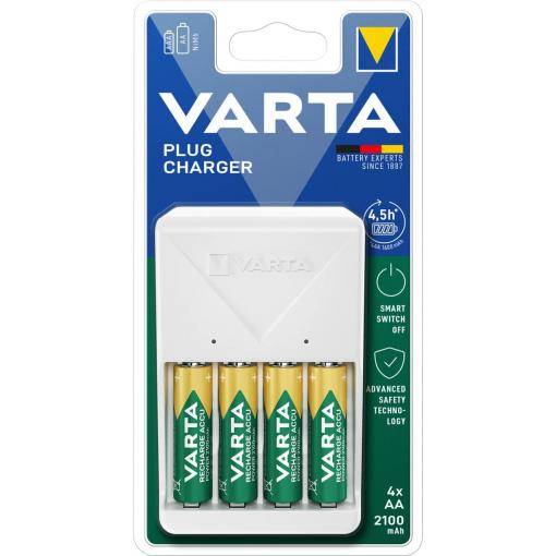 Nabíječka VARTA PLUG CHARGER +4R6 2100 4,5hodin
