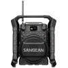 Sangean U-4X A500530 odolné rádio, DAB+, FM, Bluetooth, USB, AUX, NFC, s akumulátorem, vodotěšné, nárazuvzdorné, prachotěsné, NFC, s USB nabíječkou, černá