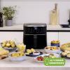 Princess 01.182244.01.001 horkovzdušná fritéza 6 l 1 500 W nepřilnavý povlak, horkovzdušný, funkce časovače, teplota varu, s displejem černá