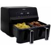 Tristar FR-9040 dvojitá fritéza, 8 l, 2700 W, horkovzdušný, funkce časovače, nepřilnavý povlak, teplota varu, černá